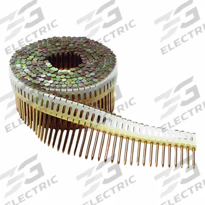 PASLODE Siding Nails: Siding Nails, Full Offset Round, Ring, 2 1/4 in Overall Lg - Collated Siding Nails