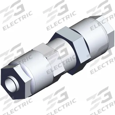 SMC High Purity Tube Fitting: 1/4 in OD x 5/32 in OD Size, Compression x Compression - PFA Compression Tube Fittings