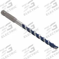 BOSCH Round Hammer Drill: 3/16 in Drill Bit Size, 4 in Max Drilling Dp, 6 in Overall Lg, 10 PK (MPN HCBG0410T). Key specifications — attr277146: BOSCH.