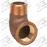 APPROVED VENDOR Metal Pipe Elbow: 90° Elbow, 3/4 in x 3/4 in, Brass, 200 psi (MPN 6RCX7). Key specifications — Brand: APPROVED VENDOR; Maximum Operating Pressure: 200 psi.