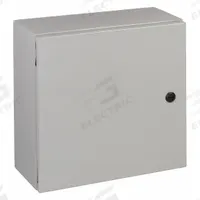 WIEGMANN Enclosure: Steel, 16 in x 16 in x 6 in, NEMA 12/13/3R/4, Solid Cover, Hinged (MPN N412161606C). Key specifications — Closure Method: 1/4-Turn Latch; Brand: WIEGMANN; Knockouts: Not Included.