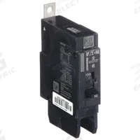 EATON Miniature Circuit Breaker: 50 A, 277V AC, Single Phase, 14kA at 277V AC, 1 Poles, Std (MPN GHB1050). Key specifications — attr195951: 50 A; attr195952: 277V AC; attr195953: Single; attr195954: 14kA at 277V AC; attr195958: Standard; attr195955: Eaton Powerline Panelboards; attr211136: EATON.