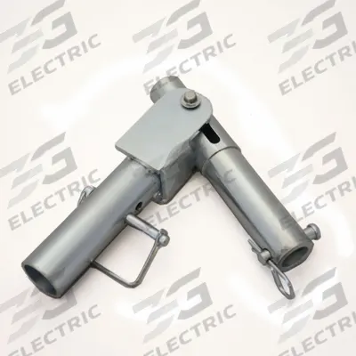 GARLOCK SAFETY SYSTEMS Guardrail Adapter: 2 in x 12 1/2 in, Fold-Down Capable, Temporary - Fold Down Adapters for Guardrail Systems