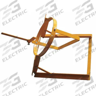 Dayton Can Tipper: 17.75 in x 22.28 in x 25 in, Unassembled, Cans/Drums - Bucket Tippers