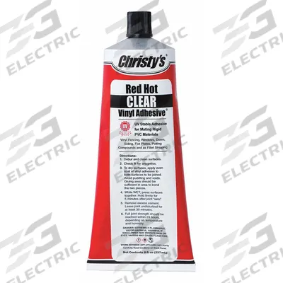 CHRISTYS CHRISTY'S Vinyl/PVC Adhesive: Tube - Construction Adhesives for Plastics