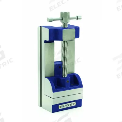 PALMGREN Machine Vise: 4 in Jaw Face Wd, 4 in Max Jaw Opening, 2 in Throat Dp - 3-Way Drill Press Vises