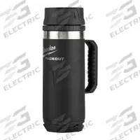 MILWAUKEE Insulated Bottle: 18 oz Capacity, Black, Stainless Steel, 9 in Overall Ht, Bottle (MPN 48-22-8394B). Key specifications — Brand: MILWAUKEE.