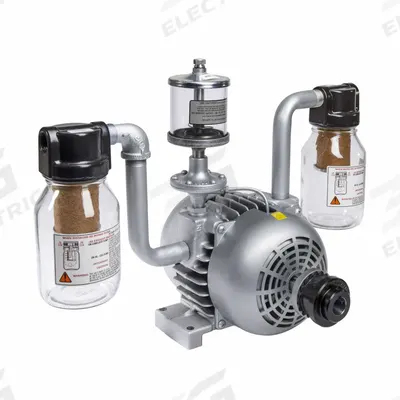 GAST Vacuum Pump: 0.5 hp, 8.5 cfm_7.3 cfm, 21 in Hg Max Vacuum - Rotary Vane Compressor/Vacuum Pumps without Motors