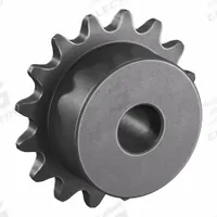TSUBAKI Sprocket: One-Sided Hub, For Single Strands, 35, 16 Teeth, 1.922 in Pitch Dia, Steel (MPN 35B16). Key specifications — Brand: TSUBAKI.