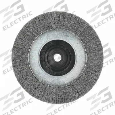 APPROVED VENDOR Wire Wheel Brush: Crimped Steel, 6" Dia x 3/4" Wd, 5/8"-11 Arbor - Light-Cleaning Brushes for Carbon Steel