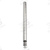 QUANTUM Shelving Post: 14 in x 1 in, Steel, Quick-Adjust, Silver, 1 Posts (MPN P14C). Key specifications — Brand: QUANTUM; Recommended Environments: Dry; Leveling Feet Included: No; Color: Silver; Finish: Chrome; Material: Steel.