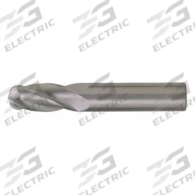 CLEVELAND Ball End Mill: Carbide, 4 Flute, 3/4" Mill Dia, 3" LOC, 6" OAL (MPN C63573) - Carbide Ball End Mills for Aluminum