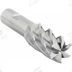 CLEVELAND Square End Mill: High Speed Steel, 6 Flute, 1-1/4" Mill Dia, 2" LOC, 4-1/4" OAL (MPN C75030)