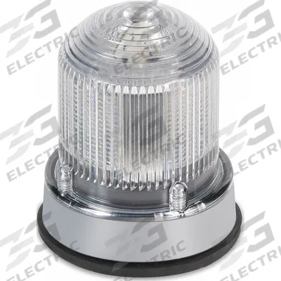 EDWARDS SIGNALING Warning Light: Clear, LED, 1/2 in Internal NPT/3/4 in External NPT - Wired Multimode Lights