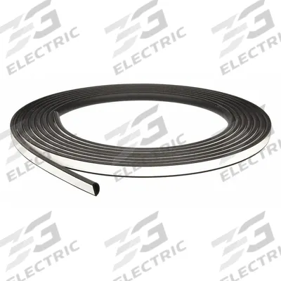 TRIM LOK Seal: D-Shaped, Self-Adhesive Mounting, Std, EPDM, 200 ft Overall Lg - D-Section Foam Rubber Seals