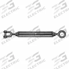 KEN FORGING Eye and Eye Turnbuckle: 1/4"-20 Thread Size, Carbon Steel, 500 lb Working Load Limit (MPN TB101-4-E-E-ZN). Key specifications — Thread Size: 1/4"-20; Brand: KEN FORGING; Thread Type: UNC.