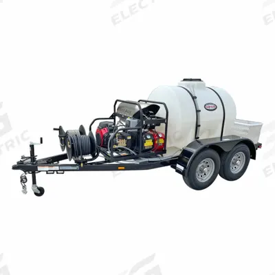 SIMPSON Gas-Powered Pressure Washer: Trailer Pressure Washer, Hot, Cart, Heavy Duty - Hot Water Pressure Washers
