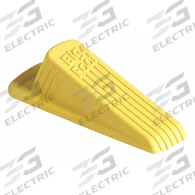BIG FOOT Door Wedge: 4 3/4 in Lg, 2 1/4 in Wd - Wedge Door Holders