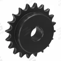 TSUBAKI Single Strand Sprocket: 50, For 5/8 in Chain Pitch, 1 in Bore Dia, 20 Teeth, Steel (MPN 50B20F-1). Key specifications — Brand: TSUBAKI.