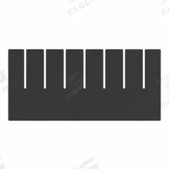 AKRO-MILS Divider: 9 5/8 in x 4 1/2 in, Black, For 6 1/2 in Bin Wd, Plastic, Long Side (MPN 42105). Key specifications — ESD Conductive: Not Electrostatic Discharge Conductive; Brand: AKRO-MILS; Material: Plastic; Compatible Manufacturer Model Number: 33105.