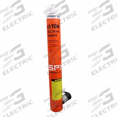 POWER TEAM Hydraulic Cylinder: Single Acting, 10 ton Nominal Capacity, 14 in Nominal Stroke Lg (MPN C1014C). Key specifications — attr98927: POWER TEAM.