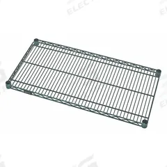 QUANTUM Wire Shelf: 54 in x 24 in, 1 Shelves, Quick-Adjust, 600 lb Load Capacity, Dry/Wet, Green (MPN 2454P). Key specifications — Recommended Environment: Dry; Material: Steel; Brand: QUANTUM; Color: Green; Finish: Epoxy Coated.