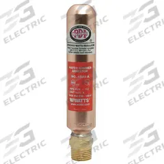 WATTS Water Hammer Arrestor: 1/2 in Pipe Size, NPT, 5 15/16 in Overall Ht, 1 1/8 in Overall Dia (MPN LF15M2-A). Key specifications — Body Material: Brass; Brand: WATTS; Connection Type: NPT.