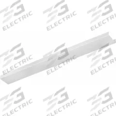 LITHONIA LIGHTING Replacement Lens: 49 1/2 in Lg, 5 1/2 in Wd, 2 5/8 in Ht, Unfinished (MPN D3348/DRB 4). Key specifications — For Use With: 3348 Series; Includes: Acrylic Lens with Prism Pattern; Accessory Type: Replacement Lens; Finish: Unfinished; Brand: LITHONIA LIGHTING.