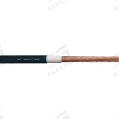 CHAINFLEX Motor Cable: 8 AWG, 1 Conductors, Order by the Foot, TPR Jacket, 1,000 V (MPN CF300-100-01-1). Key specifications — Conductor Material: Copper; Conductor Configuration: Single; Minimum Bend Radius Factor - Fixed: 4 x OD; Minimum Bend Radius Factor - Flexible: 6 x OD; Includes Ground: Yes; Minimum Bend Radius Factor - E-Chain: 7.5 x OD; Resistance Properties: Oil and Grease Resistant; Standards: CE.
