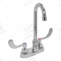 ZURN Gooseneck Kitchen/Bathroom Faucet: AquaSpec®, Cast Brass, Chrome Finish, 2.2 gpm Flow Rate (MPN Z812A4-XL). Key specifications — Includes: Integral Shanks; Brand: ZURN; Series: AquaSpec®.