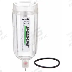 SPEEDAIRE Air Lubricator Bowl: Polycarbonate, 1AKJ2. Key specifications — attr111689: 1AKJ2; attr111695: Polycarbonate; attr111692: SPEEDAIRE.