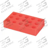 Tube Rack: Foam, Red, (15) Tubes (MPN 30400242). Key specifications — Material: Foam; Color: Red; Product Type: Test Tube Rack; Total Holding Capacity: (15) Tubes; Brand: OHAUS.