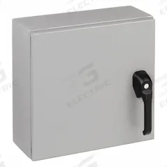 WIEGMANN Enclosure: Steel, 16 in x 16 in x 6 in, NEMA 12/13/3R/4, Solid Cover, Hinged, Painted (MPN N4121616061PTC). Key specifications — Closure Method: Padlock Hasp; Brand: WIEGMANN; Knockouts: Not Included.
