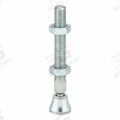 DE-STA-CO Swivel Foot Spindle: All-Steel, 5/16"-18, 2 3/4 in Lg - Steel Swivel-Foot Spindle Assemblies