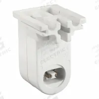 LEVITON Lampholder: Lamp Holder, Recessed Double Contact (R17d), 2 1/2 in Overall Lg, 660 W Watt (MPN 13465). Key specifications — attr234509: Recessed Double Contact (R17d); attr234515: 600V AC; attr327041: Lamp Holder; attr239872: LEVITON; attr234516: White; attr234535: Pedestal Style.