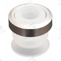 SMC Vacuum Pad: Flat, w/o Adapter, 10 mm Pad Dia, Food Grade Silicone Rubber, White, 12 mm Pad Ht (MPN ZP10US). Key specifications — attr1019136: ZP10US; attr1019138: SMC.