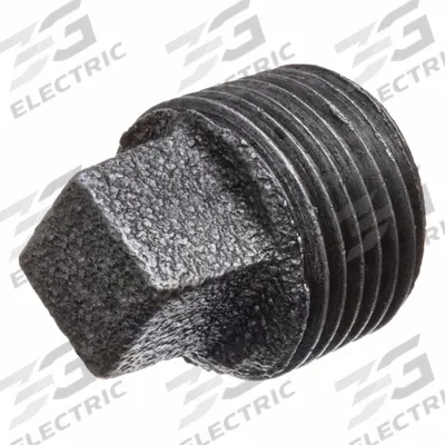 USA INDUSTRIALS Plug: 2 in, Threaded, Class 150, 150 psi @ 72°F, Plug - Low-Pressure Threaded Pipe Fittings with Thread Sealant