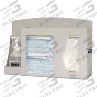 BOWMAN DISPENSERS Respiratory Hygiene Station: Steel (MPN RS001-0412). Key specifications — Material: Steel; Brand: BOWMAN DISPENSERS.