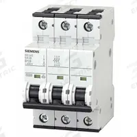 SIEMENS IEC Supplementary Protector: 1 A Amps, 72V DC, 10kA at 400V AC, Screw Clamp, 5SY4, 400V AC (MPN 5SY43017). Key specifications — Terminal Connection: Screw Clamp; Series: 5SY4; AC Voltage Rating: 400V AC; DC Voltage Rating: 72V DC; Max. AIR Rating: 10kA at 400V AC; Brand: SIEMENS.