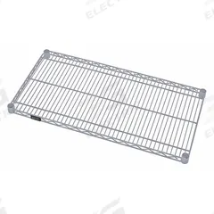 QUANTUM Wire Shelf: 72 in x 30 in, 1 Shelves, Quick-Adjust, 600 lb Load Capacity, Dry/Wet, Gray (MPN 3072GY). Key specifications — Recommended Environment: Dry; Material: Steel; Brand: QUANTUM; Color: Gray; Finish: Epoxy Coated.