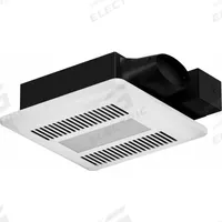 Bathroom Exhaust Fan: Ceiling/Wall, 110 cfm Max, Humidity Sensor, Variable Speed, Round Duct (MPN SP-LP0511HL). Key specifications — Brand: DAYTON; Primary Lighting Technology: LED Module; Sensor Type: Humidity; Duct Shape: Round; Includes: Backdraft Damper; Mounting Location: Wall; Mounting Type: Mounting Bracket; Number of Speeds: Variable.