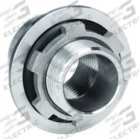 CALBRITE Hubs (Myers) for RMC/IMC: 3/4 in Trade Size, 1 7/8 in Overall Lg, 316 Stainless Steel (MPN S60700LT00). Key specifications — Insulated: Yes; Thread Size: 3/4"-14; Thread Type: NPT; Brand: CALBRITE.