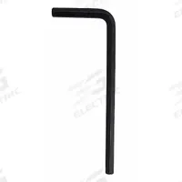 WESTWARD Hex Key: 0 Ball Ends, 1/8 in Tip Size, SAE, Short, Alloy Steel, Black Oxide, L, 2 Tips (MPN 54TU42). Key specifications — attr1205521: WESTWARD; attr1205526: Black Oxide.
