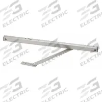 Overhead Door Holder: Overhead - Mounted, 1 in Wd, 3 1/4 in Overall Ht, Stainless Steel (MPN 906S-US32D). Key specifications — Brand: GLYNN-JOHNSON; Color: Gray.
