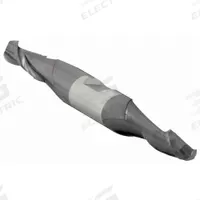 CLEVELAND Ball End Mill: Carbide, TiAlN Coated, Double End, 2 Flute, 7/32" Mill Dia, 9/16" LOC (MPN C80210)