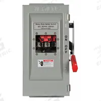 SIEMENS Safety Switch: Fusible, 30 A, Three Phase, 600V AC, Galvanized Steel, Indoor (MPN HF361JW). Key specifications — Brand: SIEMENS.