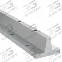 PBC LINEAR Pre-Drilled Linear Shaft Support Rail: 5/8 in Shaft Dia, 24 in Lg, Clear, Aluminum (MPN SR10PD-024.000). Key specifications — attr111735: PBC LINEAR; attr111741: Clear.