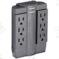 APPROVED VENDOR Plug Adapter: 6 Outlet, 0 USB Ports, Black (MPN 52NY38). Key specifications — Brand: APPROVED VENDOR; Adapter Voltage Rating: 125V AC.