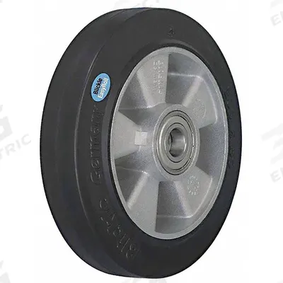 APPROVED VENDOR Caster Wheel: 4 15/16 in Wheel Dia., 2 in Wheel Wd, Rubber, 595 lb Load Rating - Rubber Tread on Aluminum Core Wheels