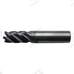 CLEVELAND Corner Radius End Mill: Carbide, TiAlN Coated, 5 Flute, 5/8" Mill Dia, 3/4" LOC, 0.03" Rad (MPN C80577)
